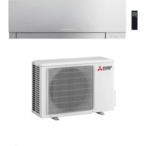 Mitsubishi Climatiseur Monosplit Ligne Kirigamine Zen MSZ-EF 15000 btu MSZ-EF42VGKS Argent Inverter R-32 Wi-Fi Classe A++