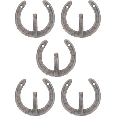 Lot de 5 crochets muraux vintage en forme clou, réutilisables, faciles à installer et au design (1/5)