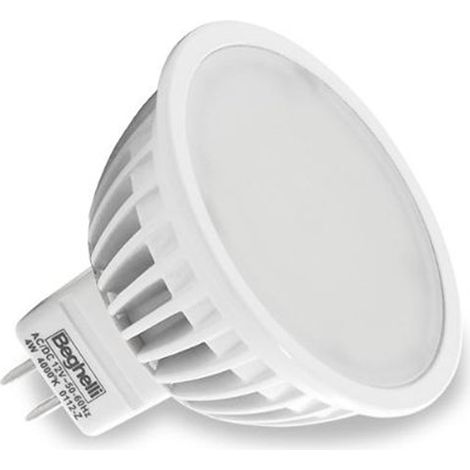 Lampadina lampada a led eco mr16 led 4 watt 12 volt gu 5,3 3000k