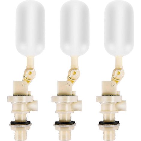 Valve à flotteur en 3 parties compatible avec les abreuvoirs automatiques et les abreuvoirs pour chevaux, bovins, moutons, chèvres, porcs, chiens et autres fournitures agricoles. (1/5)