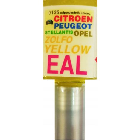 Kit di riparazione graffi per vernice auto Opel Stellantis EAL Zolfo giallo 10 ml (1/5)