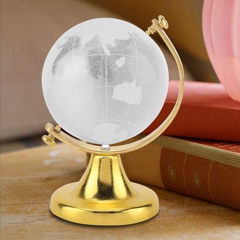 Trade Shop - Weltkristallkugel Rundland Dekorative Globus Glasschmuck 5cm - (1/5)