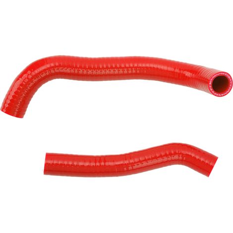 Kit de 2 durites de refroidissement en silicone étanches pour radiateur Arctic Cat DVX-400 (2007-2008), rouge (1/5)