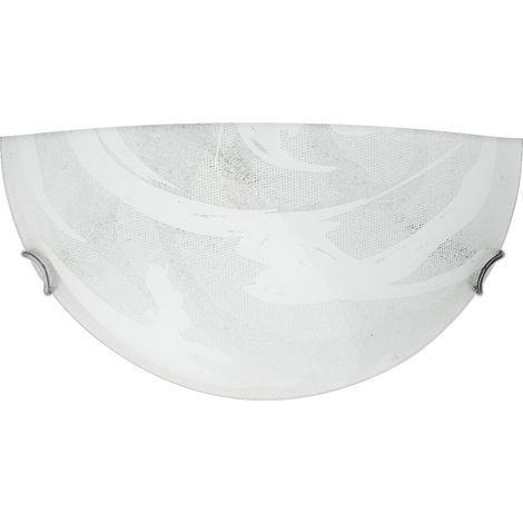 Plafoniera Candellux Lunar grigia semisferica vetro E27 30cm (1/3)