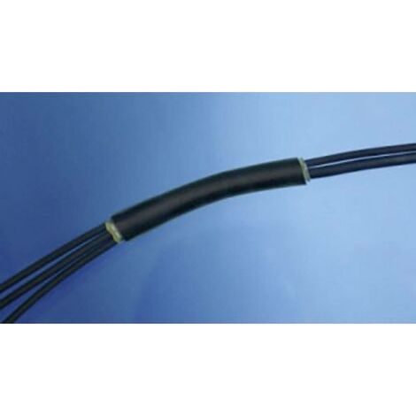 Hongshang H-5(3X)-F 40/13 Gaine thermorétractable avec colle noir 40 mm 13 mm Taux de retreint:3:1 1.22 m (1/2)