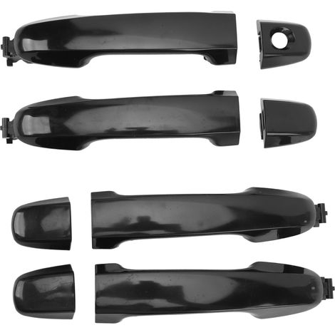 Poignée de Porte Extérieure ABS [4-Pièces] pour Toyota Camry 2012-2017 - Kit Noir Sécurité et Étanchéité (1/5)