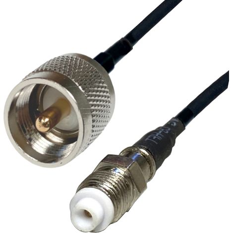 Cavo di collegamento con presa FME / spina UHF da 3 m