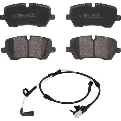Kit 4 pastiglie freno + 1 sensore posteriori per land rover range rover sport (1/4)
