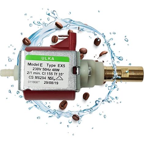 1 Pompe à eau Ulka EX5, 48W, 230V, 15 bars, pour machine à café automatique Philips Saeco et Miele