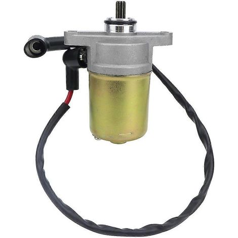 Anlassermotor mit 10 Zähnen für Gy6 49cc 50cc Roller 139qmb Moped ATV Go-Karts Taotao Sunl Roketa Tank Baja--