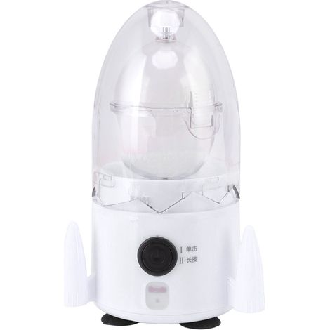 Œuf tournant rechargeable, fond en silicone, matériau ABS de qualité alimentaire, secoueurs d'œufs dorés pour maison, 15W 5V blanc (1/5)