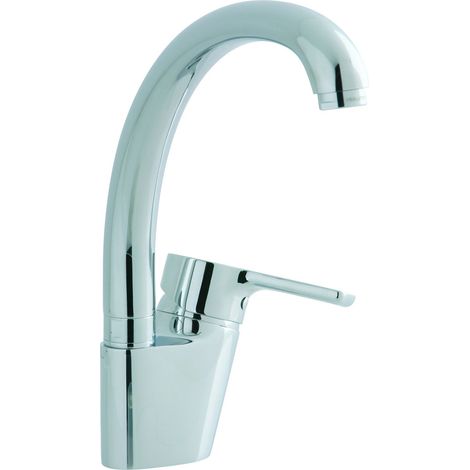 Teorema - Miscelatore Lavello Canna Tonda Cromato - Serie: Goodlife (1/2)