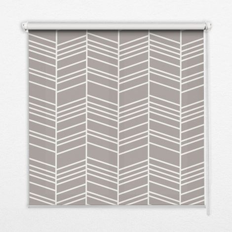 Store Enrouleur Intérieur pour Fenêtre - Store Tamisant - Store Enrouleur qui Laisse Passer la Lumière - Store Brise-Vue - Store  - Store pour Intérieur - (70 cm x 140 cm) - Sapins blancs
