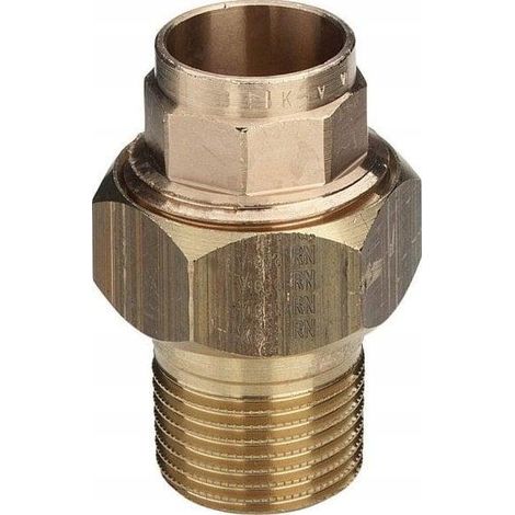 Viega Dvuzłączka przejściowa raccord bronze compact