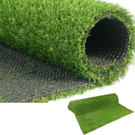MINKUROW Erba Artificiale Erba Sintetica Erba Erba Erba Prato Esterna Coperta Balcone Erba Finta Per Giardino Animali Domestici Cani 20mm Altezza(1m×2m) (1/5)