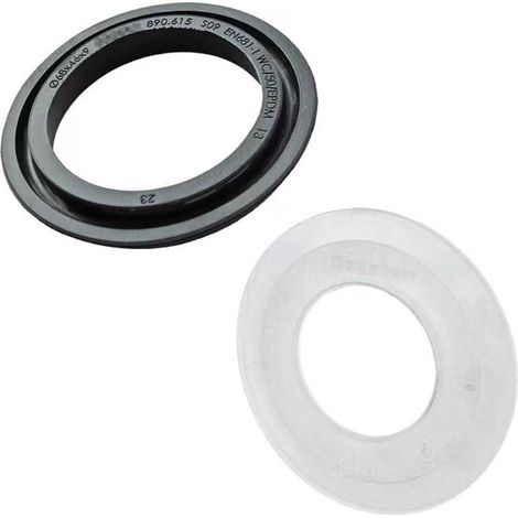 Kit de joints de lavabo 2 pièces, adapté aux joints de chasse d'eau, tuyaux de chasse et cloches de levage Geberit, pièces de rechange