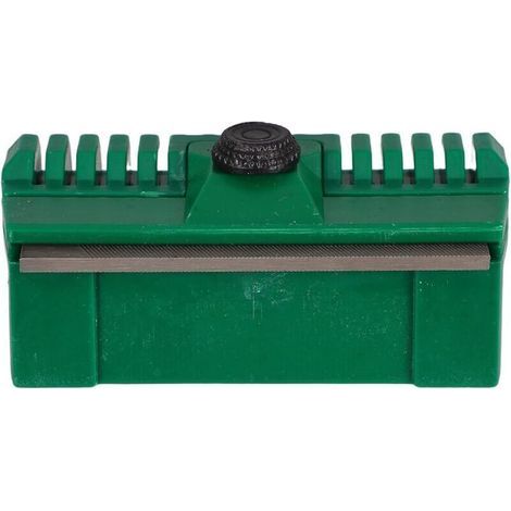 Affilacatene compatto in plastica per motoseghe, strumento per affilare e riparare le guide della catena, lima piatta corta, adatto per uso professionale e fai-da-te. (1/4)