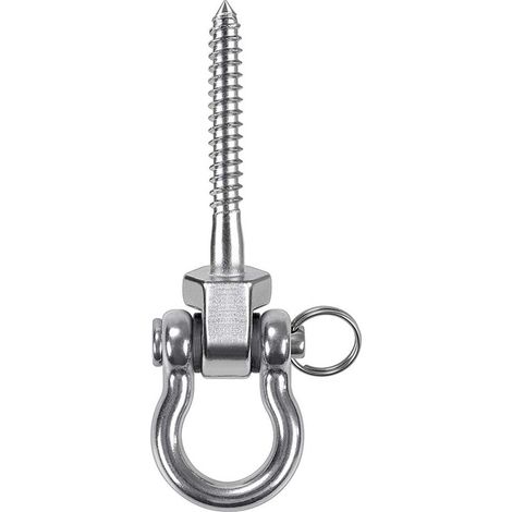 CSPARKV 2Pcs 304 Stainless Steel Ceiling Hook, Suspension Trainer Hanging Kit for Hanging Chair, Hanging Lamp, Hammock, Punching Bag, Sling Trainer