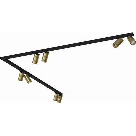 Nowodvorski Mono Corner barre spots 8xGU10 laiton noir (1/2)