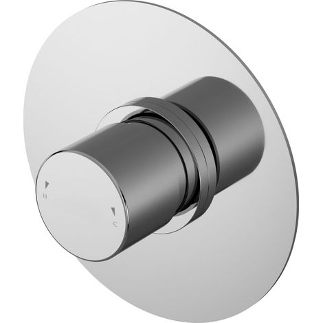 Balterley Consall Round Concealed Temperature Control Valve - Chrome