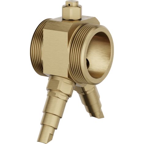 Valvola antigelo per pompa di calore 2"M doppia. DN 50 - G 2"M. BOME D052002G  Acciaio inox (1/3)