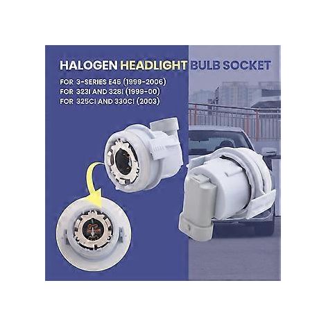 Fassung für Halogen-Abblendlichtlampe für BMW 3er E46 323i, 328i, 330ci 63128380206