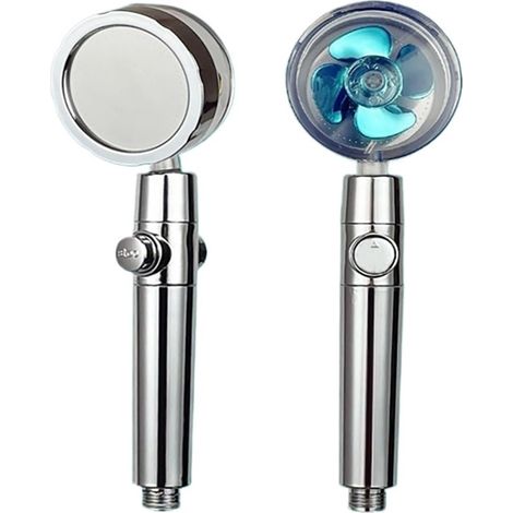 360° drehbarer Turbo-Duschkopf, hoher Wasserdruck, wassersparend, verstellbar, Filter (1/5)