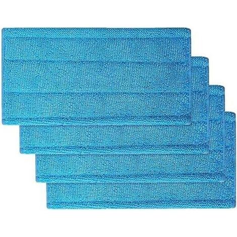 4 Lingette Reutilisable pour swiffer wetjet Serpillières Remplacement wetjet Balai Spray Lavable en Machine (4)