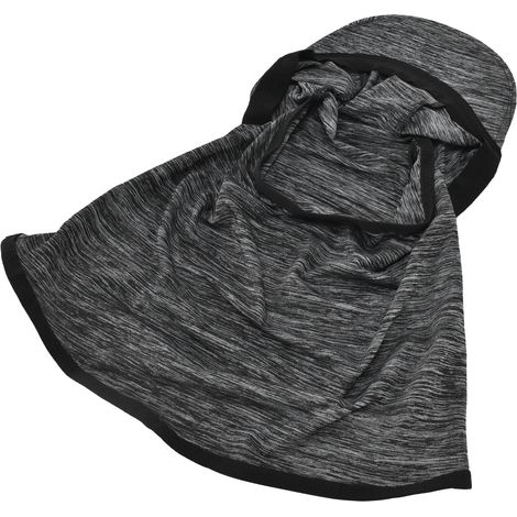 Kopfbedeckung aus Eisseide, geeignet für Radfahren, Laufen, Outdoor-Sportarten, Sonnenschutz im Sommer, kühlend, wasserabsorbierend, atmungsaktiv, mit Krempe (1/5)