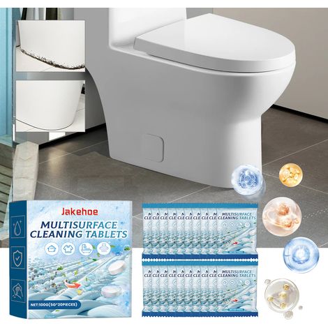 Multi-surface cleaning effervescent tablets for toilets, sinks, and washbasins - 100g (5g x 20 pieces) (1/5)