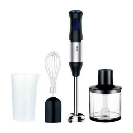 Plongeant 4 en 1 Kitchen Master Blender à Main 5 Vitesses Réglable - 1000 Watt