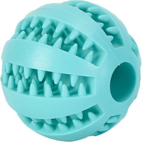 Baseball menthe , caoutchouc naturel, ø 7 cm pour chien -masse les gencives,Races moyenne (1/3)