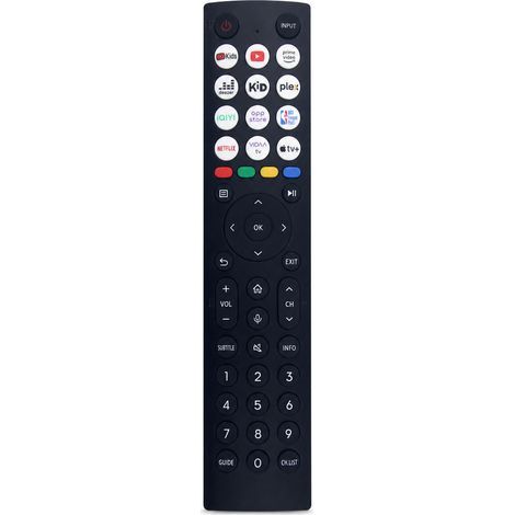 Télécommande TV Compatible avec Hisense ERF2H36H, Sans Configuration, Sans Commande Vocale (1/5)