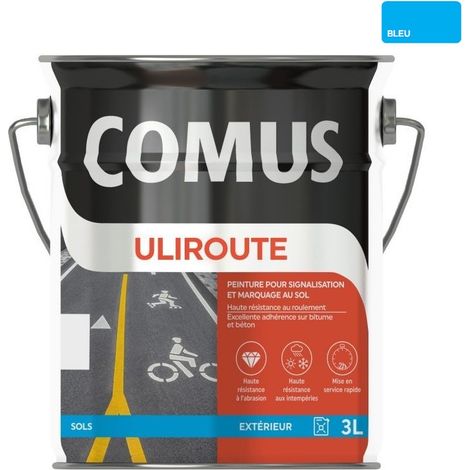 ULIROUTE BLEU 3L - Peinture pour signalisation et marquage routier - COMUS (1/4)