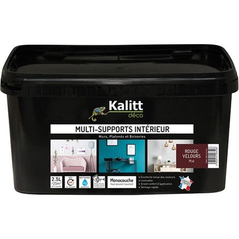 KALITT DECO - Kalitt Multi supports mat rouge velours 2.5l