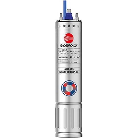 SOLO Motore Pompa per pozzo Acciaio INOX 4 Pollici Riavvolgibile 0,50Hp sommersa Cavo 2m 4PD /0,5 380V Pedrollo