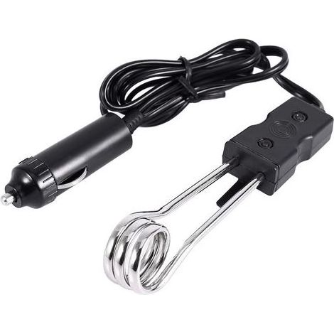 Chauffage électrique portatif 12V pour eau, mini immersion voiture, camping, pique-nique, voyage, nouveau (1/5)