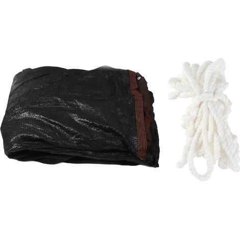 Malla de sombreo negra anti-UV, transpirable y versátil, ideal para jardines, invernaderos, balcones y patios. (1/5)