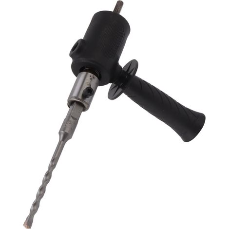 Aufsatz für Elektrohammer, Elektrohammerbohrmaschine, Aufsatz für Schlagbohrmaschine, Vierkantgriff, schwarz (1/5)