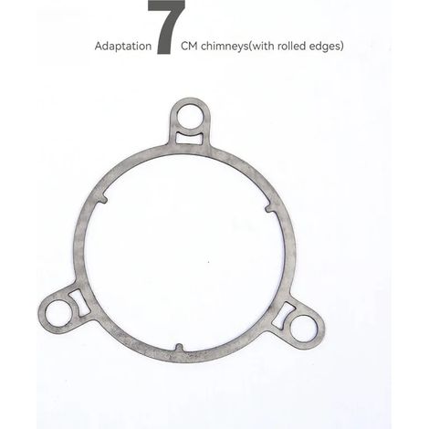 Accessoires de fixation pour pare-vent de conduit de cheminée pour poêles à bois de camping, anneaux de fixation pour pare-vent, accessoires de cheminée, réchauds de cuisine portables (1/5)