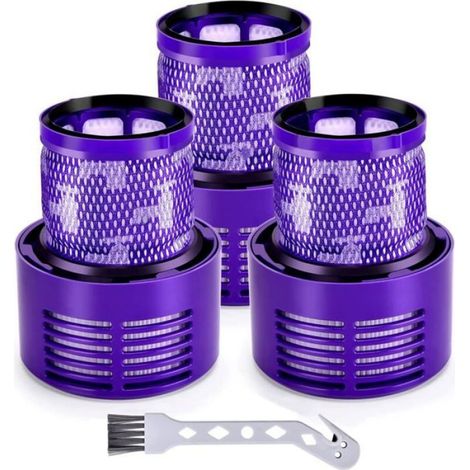 Filtre V10 - Compatible Avec Aspirateurs Sans Sac V10 Cyclone SV12 - Lavable Réutilisable - Lot De 3 (1/5)