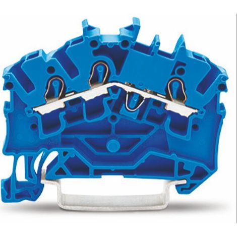 WAGO 3 Leiter Durchgangsklemme 2002-6304 TOBJOB 2,5 (4)mm blau