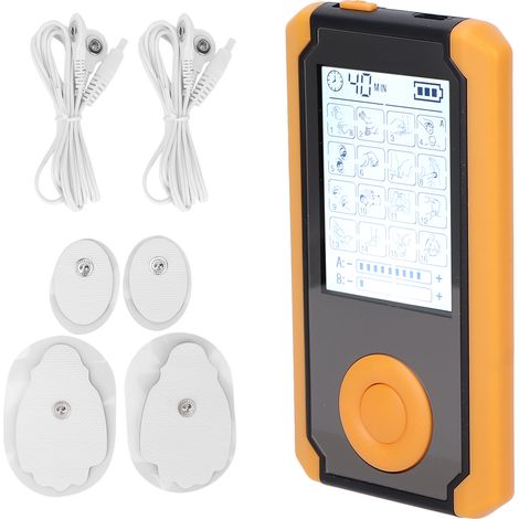 Appareil de massage TENS à 16 modes, double canal, numérique, pour la physiothérapie musculaire. Prise 110-240 V. (1/5)
