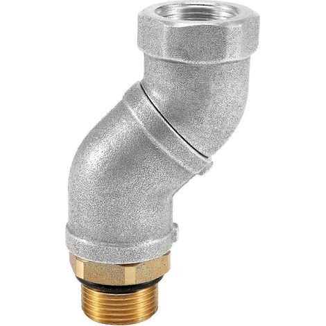Raccord pivotant à 360° pour tuyau de carburant de 1 pouce, compatible avec les pistolets de ravitaillement multiplans.