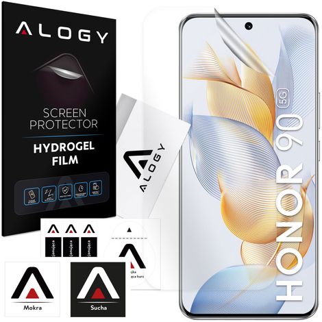 Película de hidrogel para protector de pantalla de teléfono Honor 90 5G Película de hidrogel Alogy (1/4)