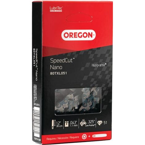 Chaîne de scie .325, 51 maillons 12" Speedcut Nano - 80TXL051E ref 80TXL051E