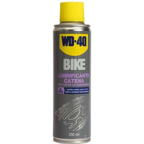 LUBRICANTE PARA CADENA DE BICICLETA "WD-40" 250 ml - para todos los