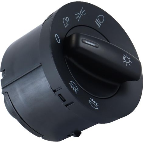 Interrupteur De Phares Et Antibrouillards, Compatible Avec CC, Golf 5/6, Caddy 3, Jetta 5/6, Passat B6, Touran 1K0941431N, 10 Broches, Rouge (1/5)