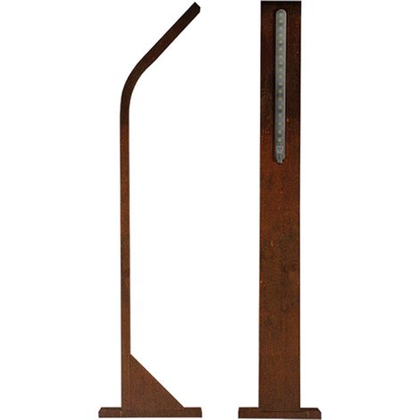 LUMIERE A LED POUR LE JARDIN EN CORTEN H = 404MM KEY AUTOMATION