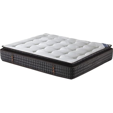 Matelas 180 x 200 cm ressorts ensachés mousse mémoire de forme - LENA (1/5)